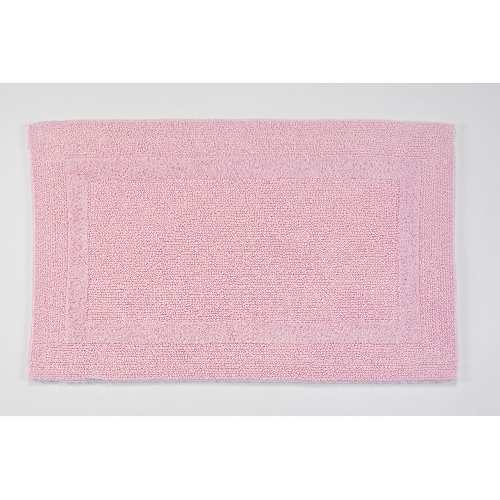 Reversible Bath Mat 501 by Designer Abyss & Habidecor in Pink Lady